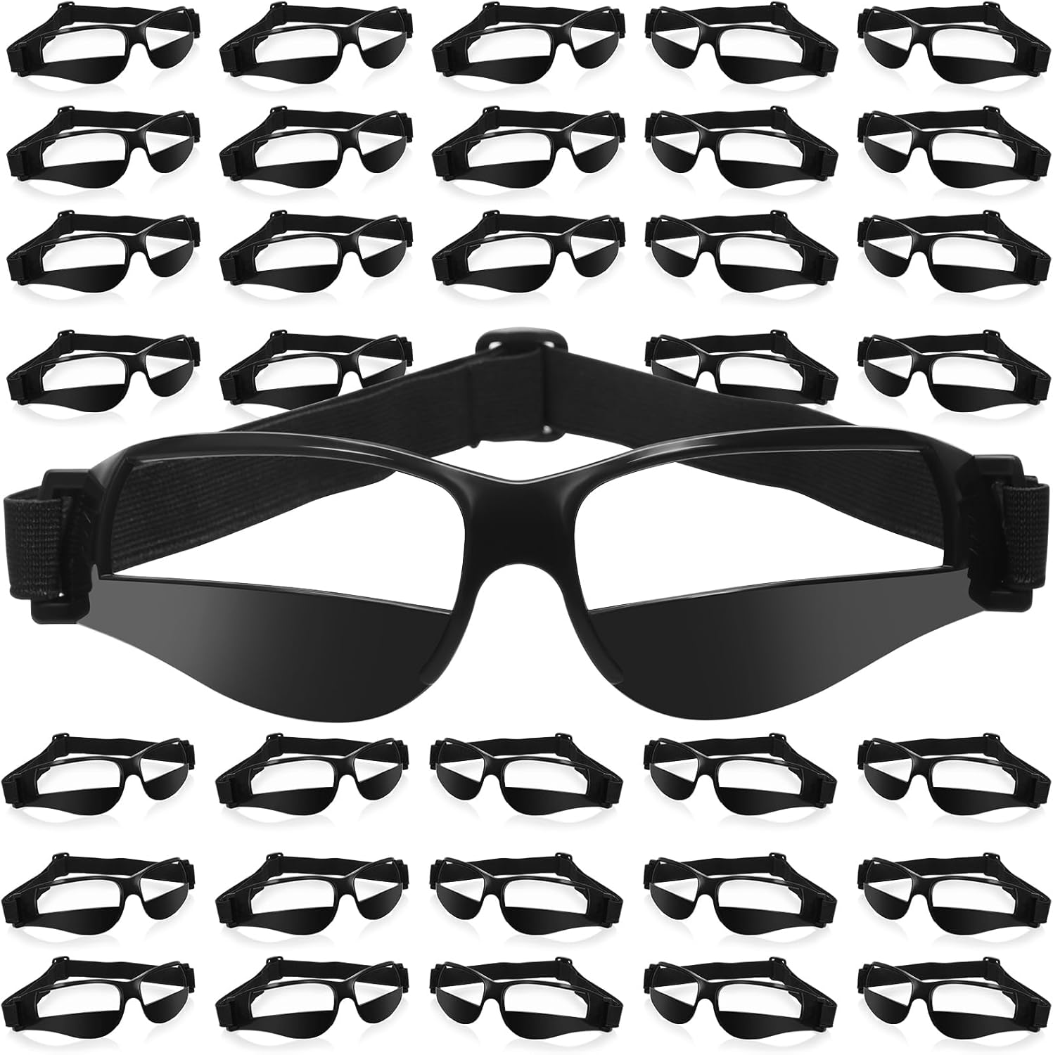 Weewooday Basketball Dribbling Goggles Basketball Training Goggle Dribble Specs Goggle for Team Training Aid Sport Equipment
