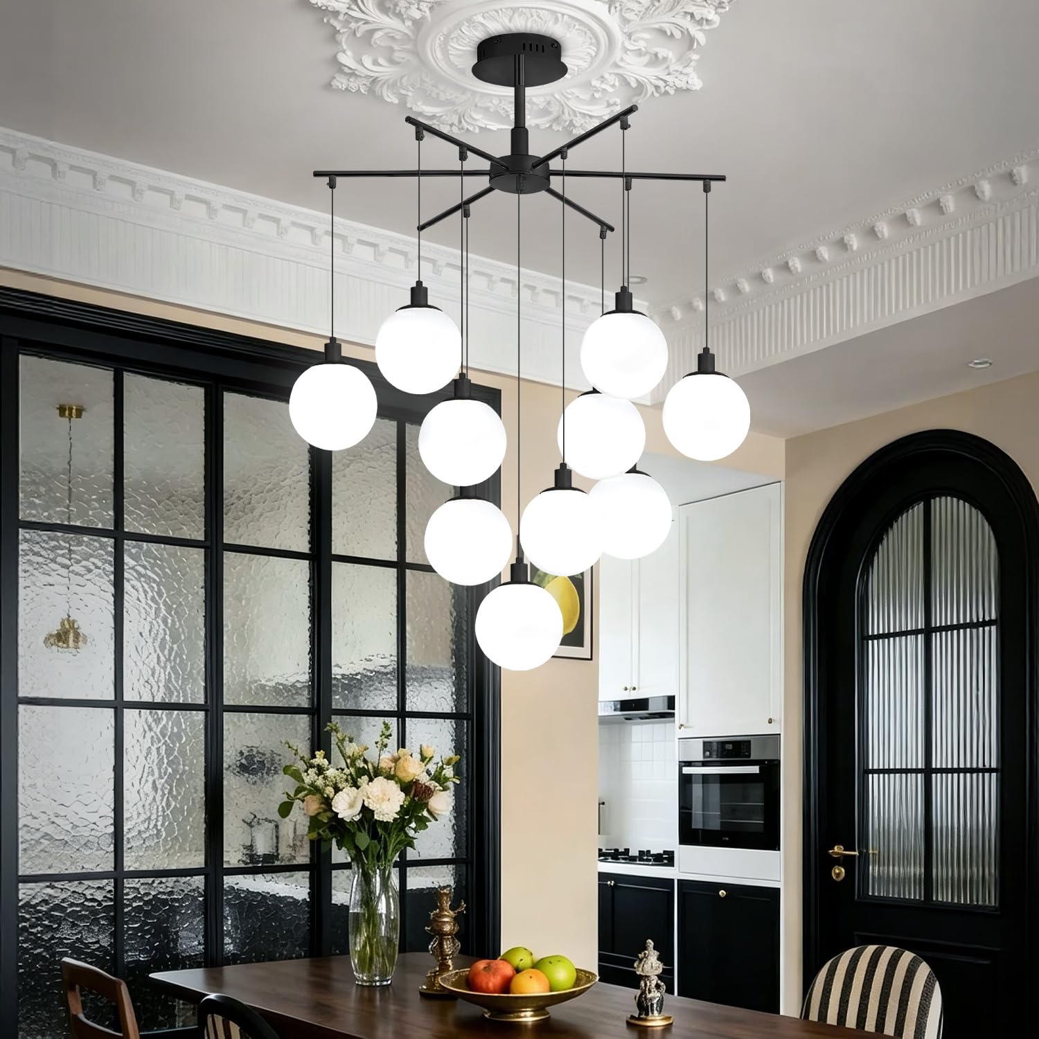 Photo 1 of ABTTOI 10-Light Globe Sputnik Chandelier