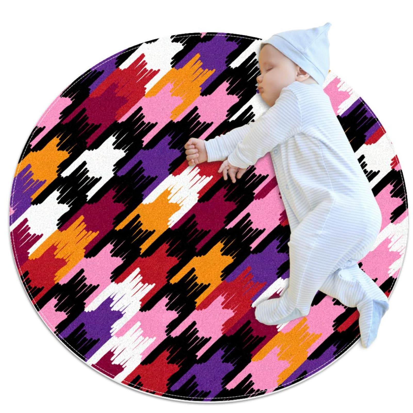 Tapis Rond JDEZ protégez le sol de la buanderie et salle de jeux
