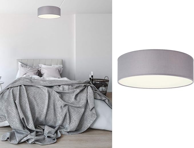 Smartwares Smartwares Plafondlamp met LED, stof grijs / deksel gesatineerd, Ø 30 cm, Ceiling Dream photo 2