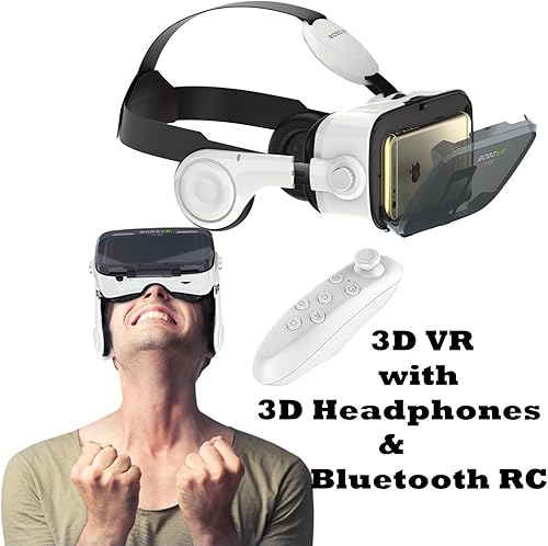 Headset occhiali Bevifi realt virtuale Headset con cuffie telecomando per Android Samsung Galaxy S7 Edge S7 S6 A5 A3 2016 iOS iPhone 7 7 Plus 6 6S Plus altri cellulari 4 7 15 7 cm Headset occhiali Bevifi realt virtuale Headset con cuffie telecomando per Android Samsung Galaxy S7 Edge S7 S6 A5 A3 2016 iOS iPhone 7 7 Plus 6 6S Plus altri cellulari 4 7 15 7 cm
