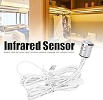 5V-24V Human Body Infrared Inductive Switch, Embedded Motion Sensor Switch Connecting LED Light for Wardrobe Cabinet Light