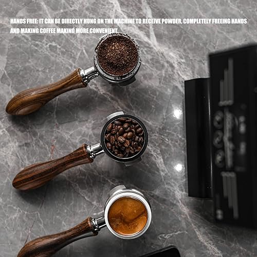 Miniatura 3 de Taza dosificadora de café, 5.1 fl oz 2.283 in, manos de acero inoxidable, universal, invertido, taza de café en polvo, taza dosificadora para