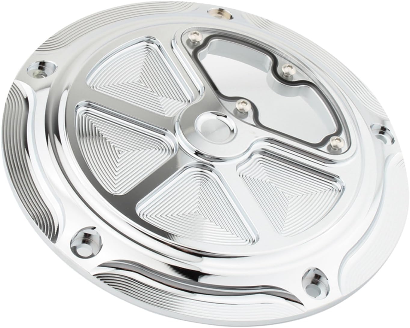 Amazon FINMOKAL オートバイダービーカバー アルミニウム合金ダービーカバー タイマー タイミングエンジンカバー 交換用