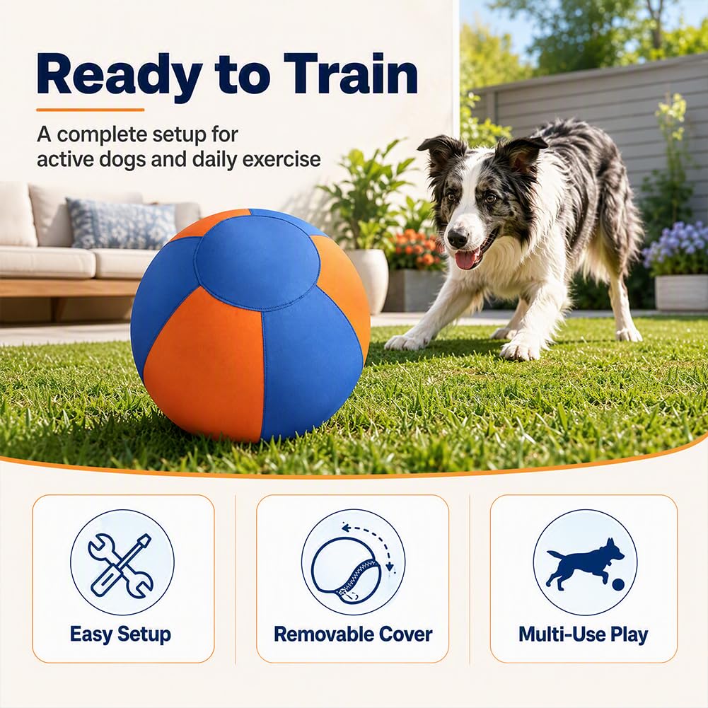 Haustier-Hüttenball, 900D Oxford, robust, interaktiver Hundespielzeugball