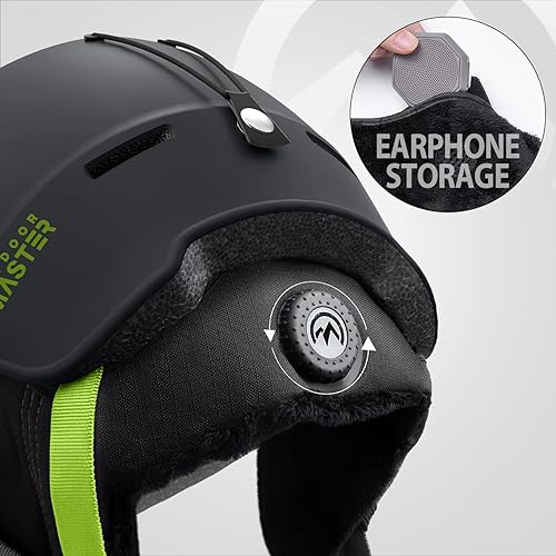 Miniatura 2 de OutdoorMaster Lazurite - Casco de esquí para hombres, mujeres, jóvenes y niños