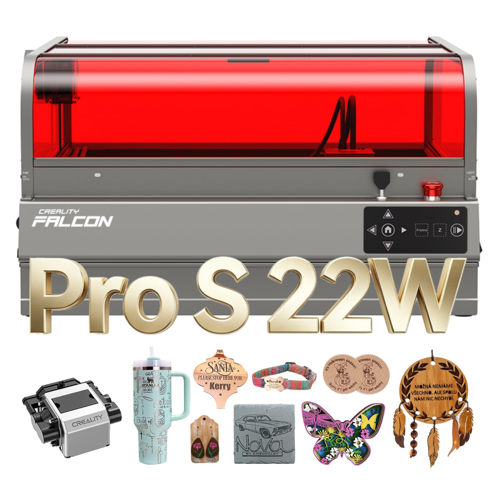 Amazon.com: Creality Falcon2 Pro S 22W Laser Engraver, 120000mW