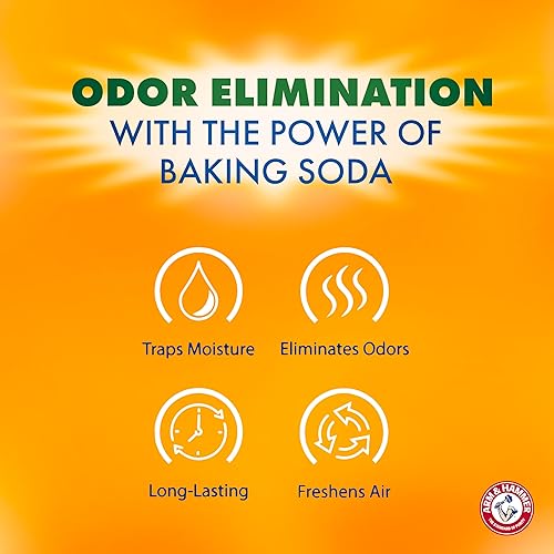 Miniatura 4 de Arm & Hammer Essentials - Absorbedor de humedad colgante y eliminador de olores, 17.5 onzas, paquete de 3, sin fragancia, absorbentes de humedad