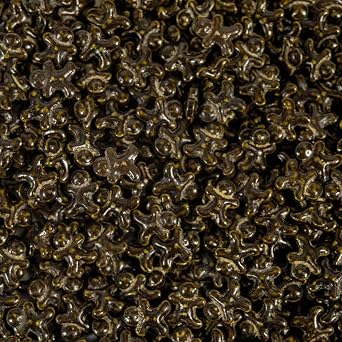 Krazy Sprinkles - Brown Gingerbread Man 1/2 Cup 1x Jar | Perfect for Baking, Ice-Cream & Decorative Needs by Bakell