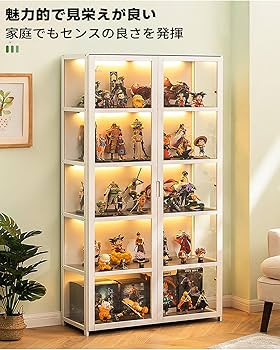 ガラスケース　コレクションケース　レリーフ　木製 コレクションケース 卓上 木製 ガラス 完成品 時計 小型 メガネ