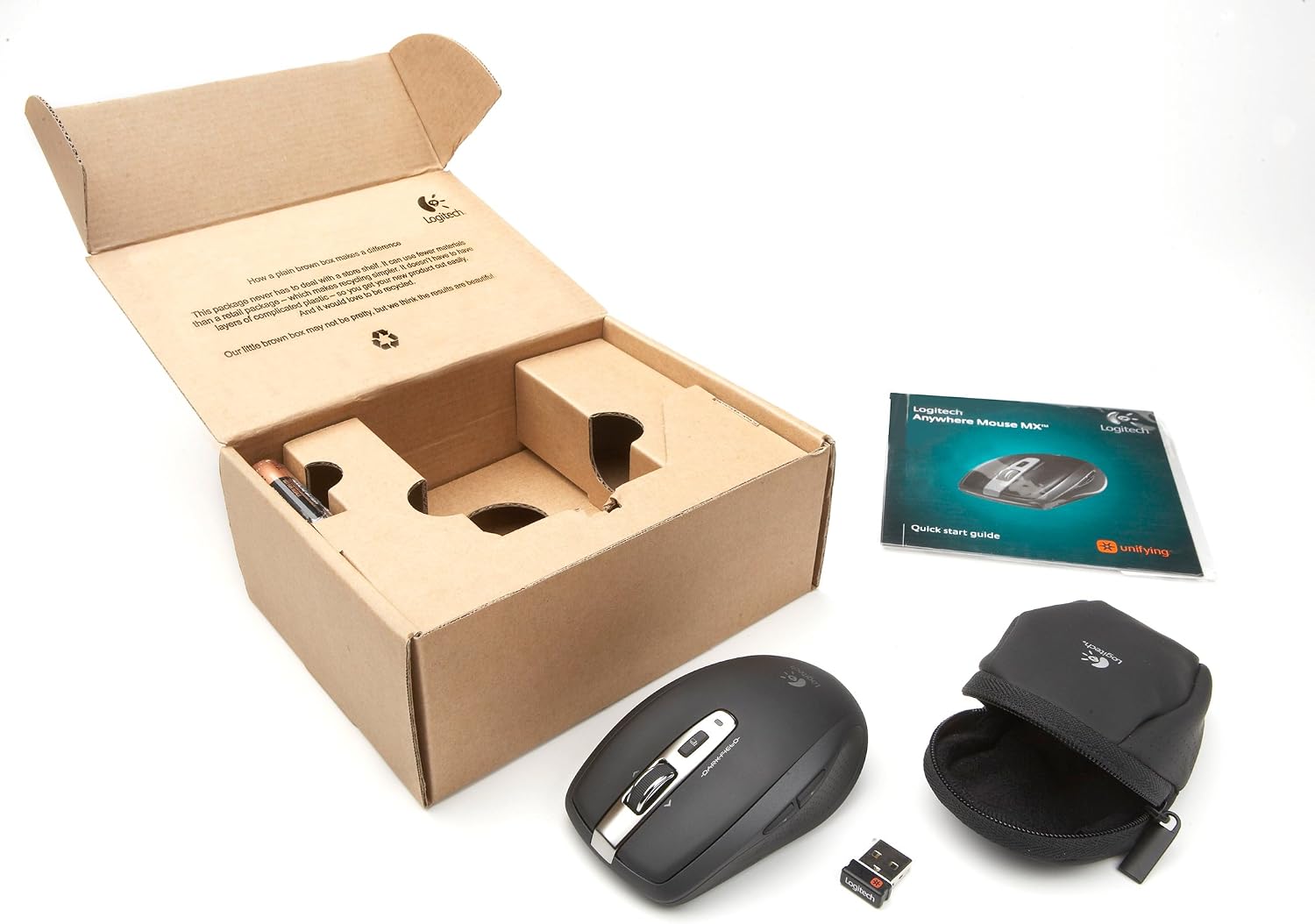 Logitech Wireless Anywhere Mouse MX for PC and Mac