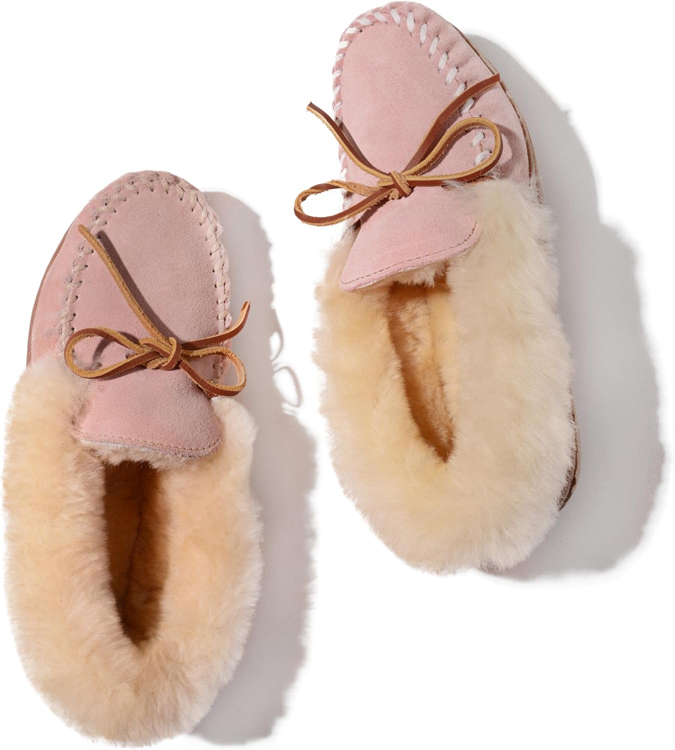 Minnetonka Women's Alpine Sheepskin Moccasin Slippers - Image 2