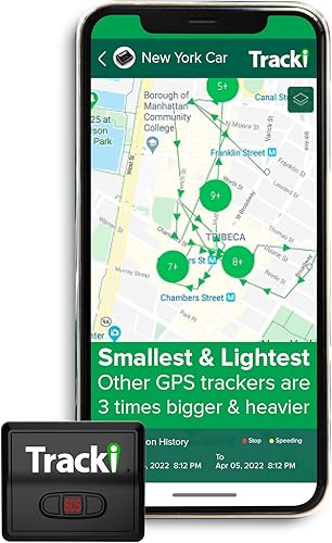 Tracki - Rastreador GPS para vehículos, automóviles, niños y activos Dispositivo de rastreo GPS 4G LTE con suscripción, distancia ilimitada, en