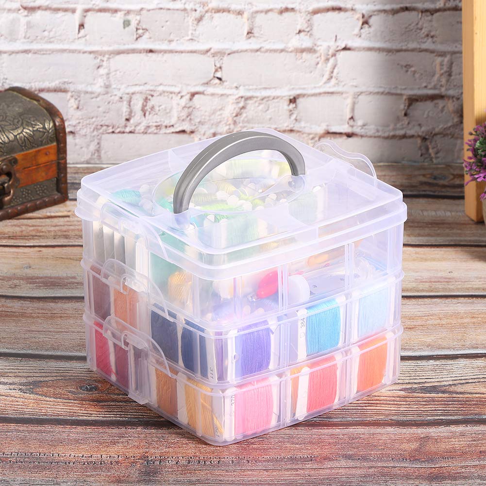 Kit de Hilo de Bordar de 150 Colores con Accesorios de Costura Artesanal Ideal para Pulseras de la Amistad Proyectos DIY y Manualidades Creativas Caja de Almacenamiento Incluida