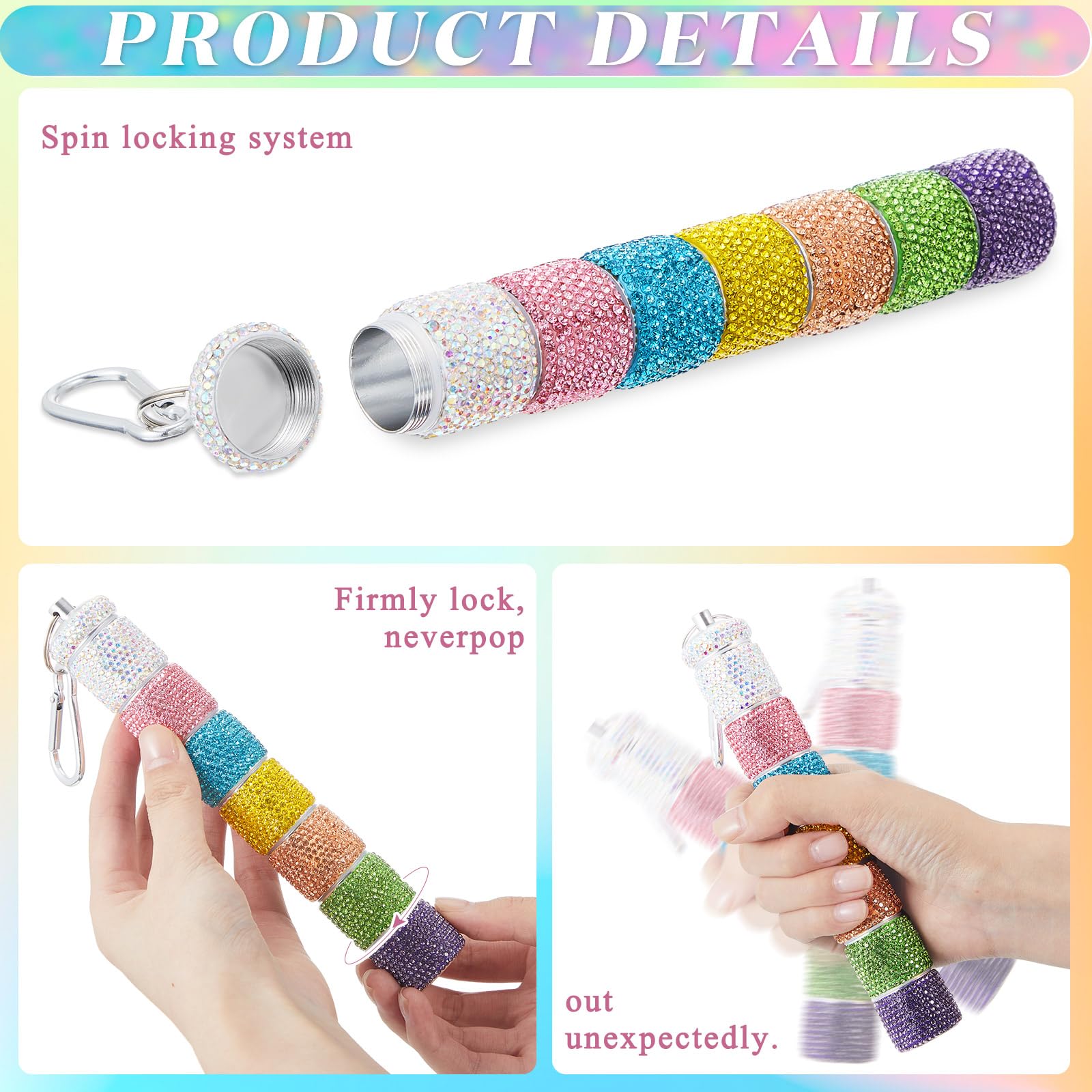 Amazon.co.jp: Ziliny キラキラピルケース 7日間 ラインストーン ピル