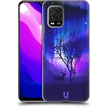 Head Case Designs Forest Grove Northern Lights Hard Back Case and Matching Wallpaper Compatible With Xiaomi Mi 10 Lite 5G