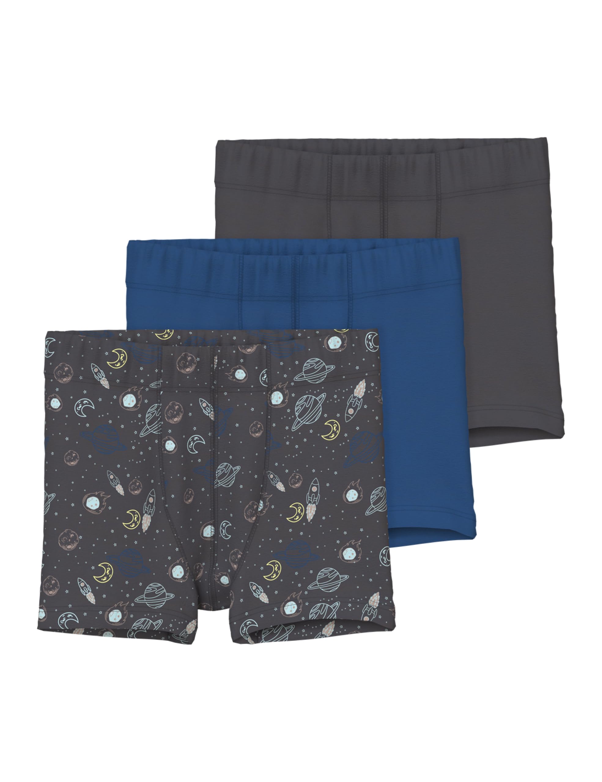 Name IT Jungen Nmmtights 3p Iron Space Noos Nmmtights 3P Iron Space Noos (3er Pack)