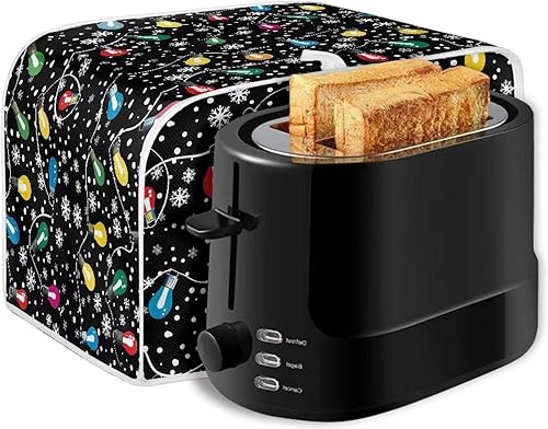 Miniatura 198 de Starry Night Toaster Covers 2 Slice Protectores de huellas dactilares a prueba de polvo y protección contra grasa para electrodomésticos Noche