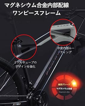 Mountain Bike 26 Inch 27 Speed Magnesium Alloy Frame MTB Disc Mechanical Brake Lockable Suspension Fork Off Road Mountain Bike Height 61.0 - 72.8 inches 155 - 185 cm Internal Wiring Front Wheel