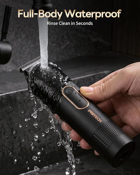 Manscape Body Hair Trimmer for Men, Waterproof Nick-Free Pubic Hair Trimmer