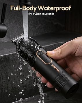 Manscape Body Hair Trimmer for Men, Waterproof Nick-Free Pubic Hair Trimmer