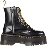 Dr. Martens 1460 8 Eye Brown', Bovver Boots Unisex Adulto, Nero Black 11822002, 42 EU - 3