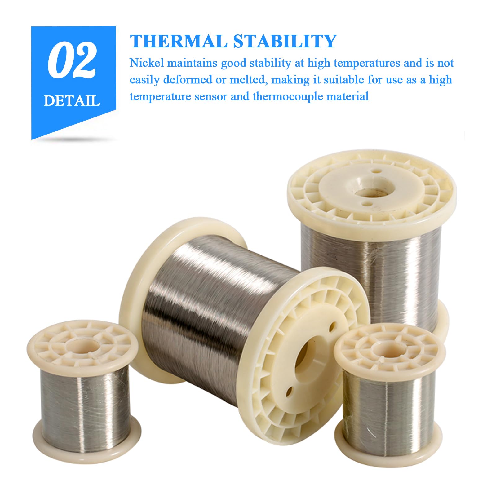 Nitinol Draht 10 Meter Langer Draht aus reinem Nickel 99,9%, NI-Metalldraht, geeignet for Industrie-, Labor- und Heimwerkerprojekte, Durchmesser 0,07 mm(Diameter 0.07mm)