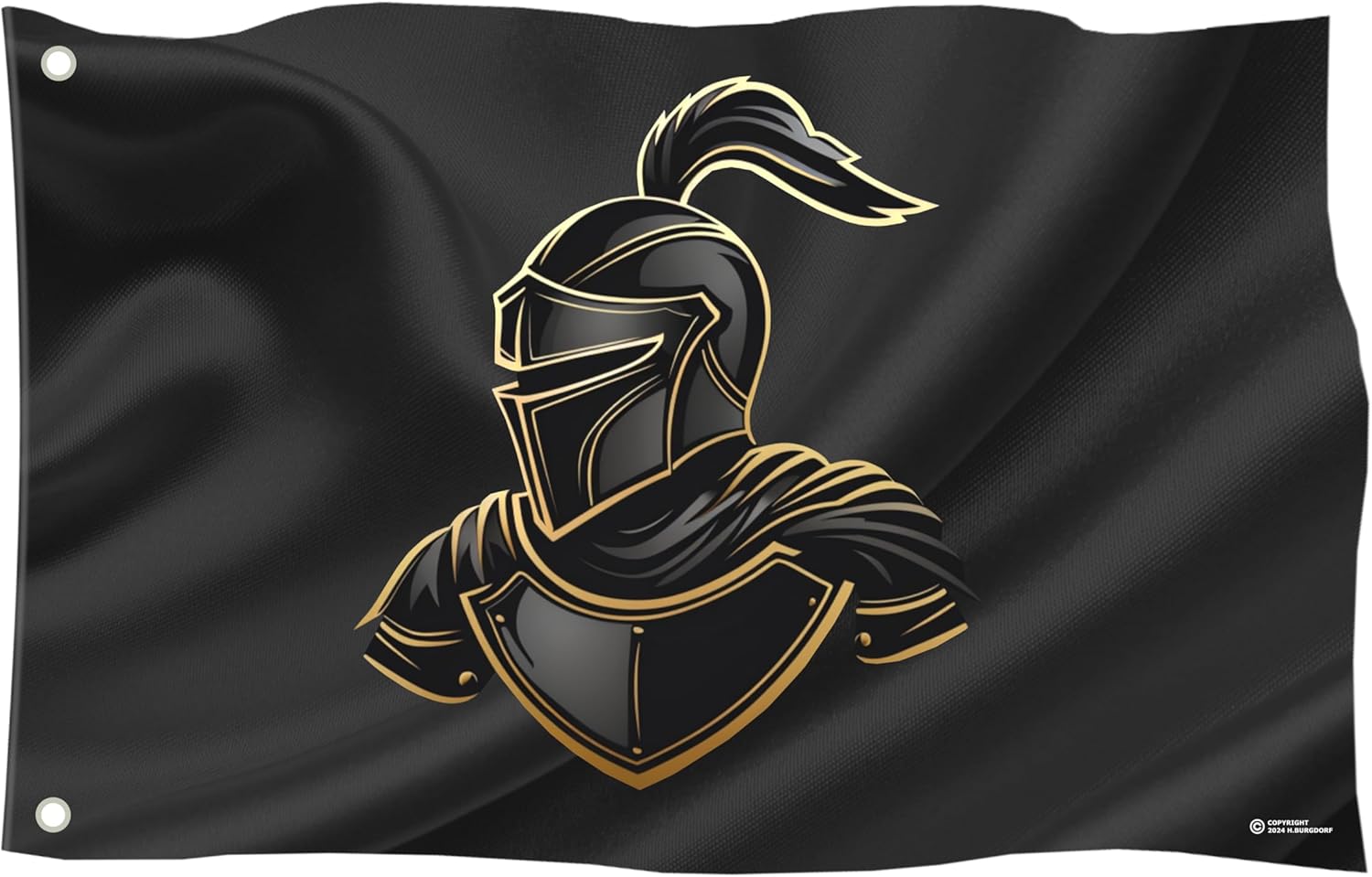 Pirate flag in various sizes, weatherproof, with eyelets, for outdoor and indoor use, 100% polyester (pirate 4, L)