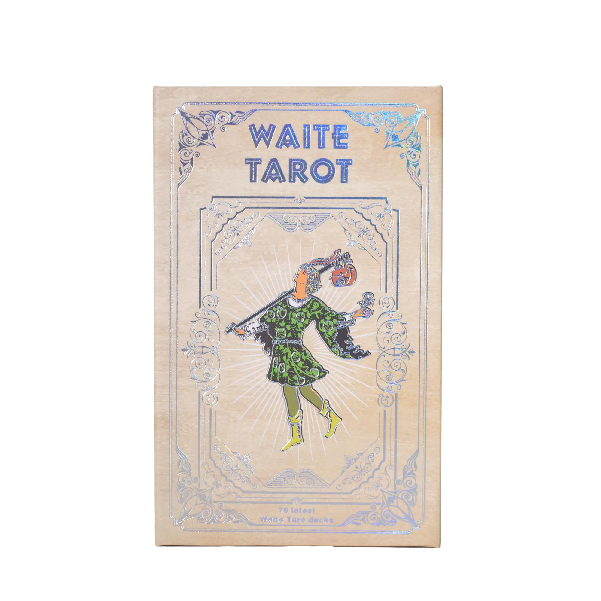 Ancient Wisdom Tarot Deck of 78 Cards in Different Designs (Waite Silver Foil Gift Box) — image 1
