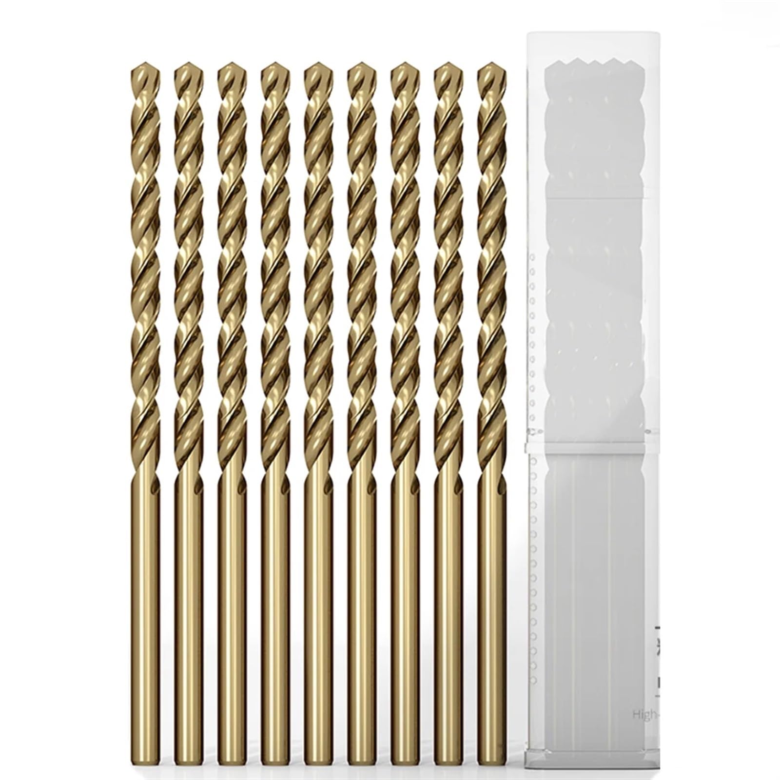 Broca helicoidal extendida M35 con contenido de cobalto de 200 mm for metal, madera, acero inoxidable, broca for agujeros profundos de 2,5 a 10 mm, herramientas de broca, 1 pieza(6x200mm 1pcs)