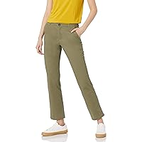 Amazon Essentials Pantaloni chino da donna slim fit, gamba dritta