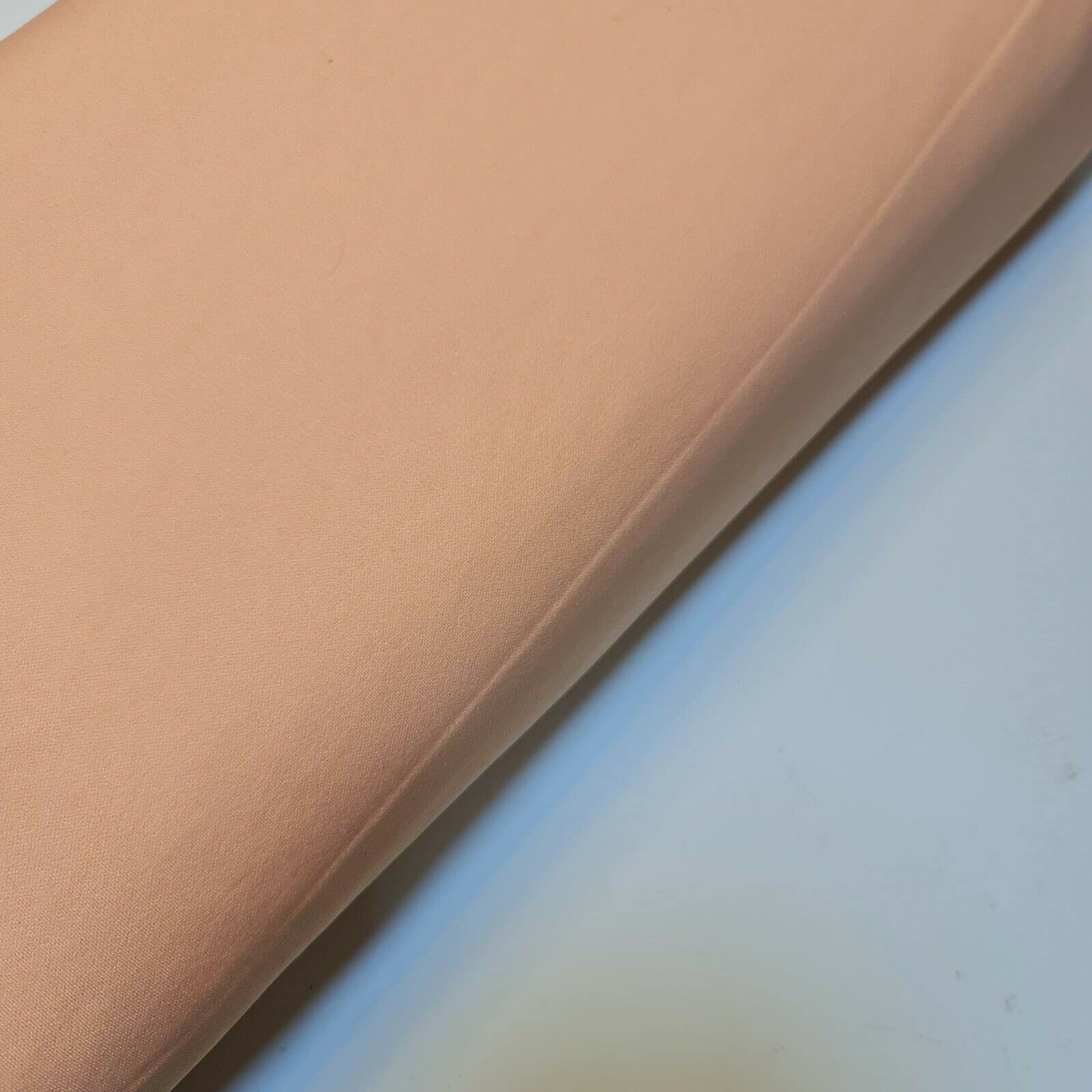 Plain & Printed Scuba Crepe Jersey Stretch Spandex Fabric โ Dressmaking Material for Casual & Formal Wear | 58" (150cm) Wide | Sold Per Meter (Pre-Cut Lengths) (Peach) โ image 1