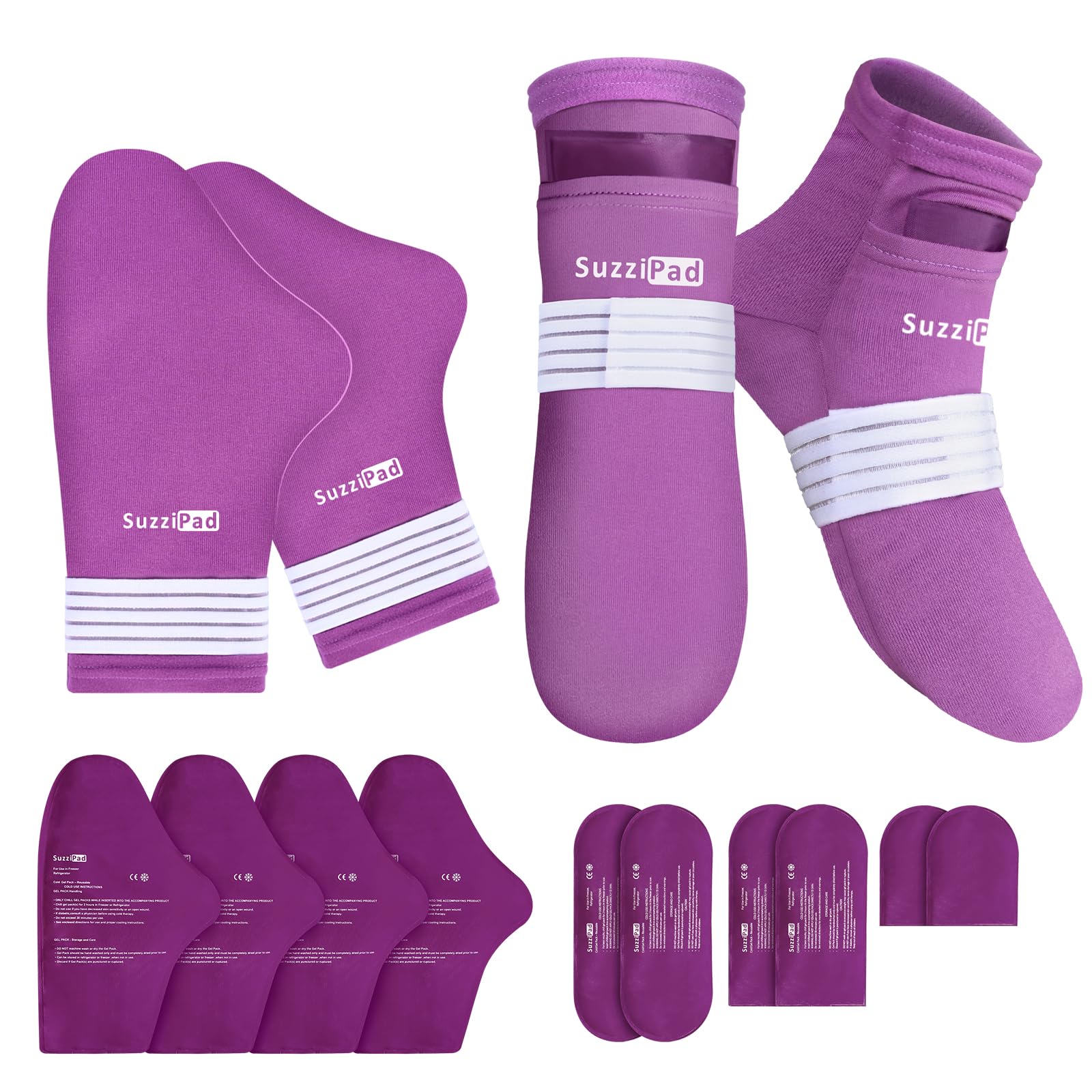 ⚠️gigliotto⚠️ 抗がん剤治療　手足冷却セット　SuzziPad Amazon.com: SuzziPad Cold Socks & Hand Ice Pack, Cooling Gloves