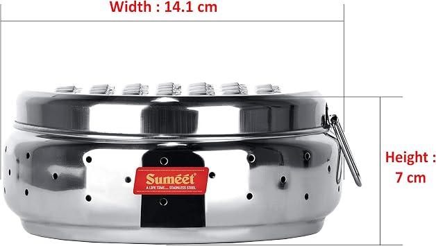 Sumeet Stainless Steel Vegetable Grater With Storage Container