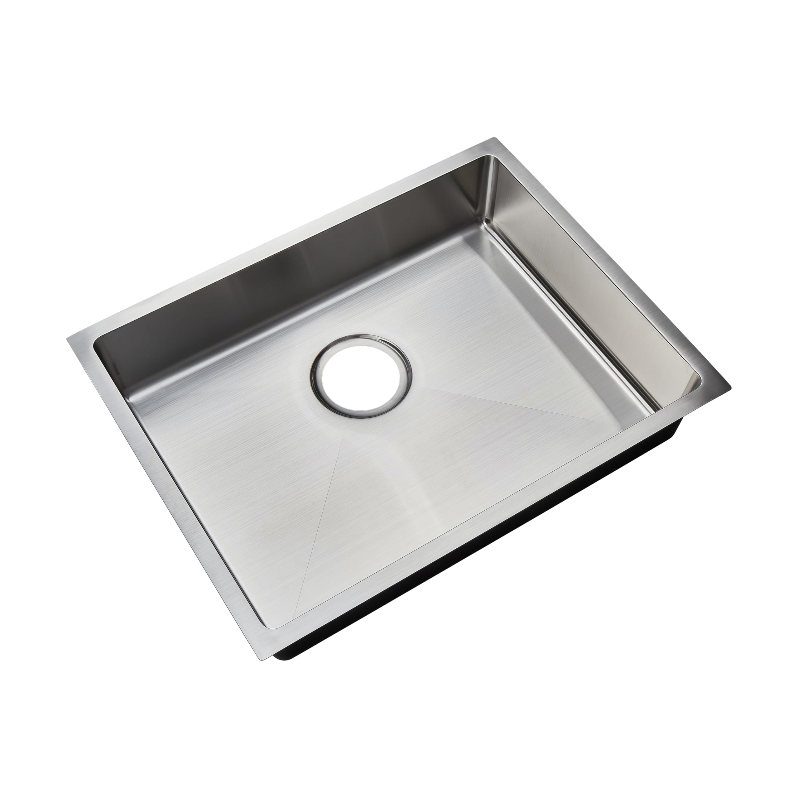 SSU2318-45 18-Gauge ADA Handcrafted Undermount Single Bowl Kitchen Sink, Stainless Steel