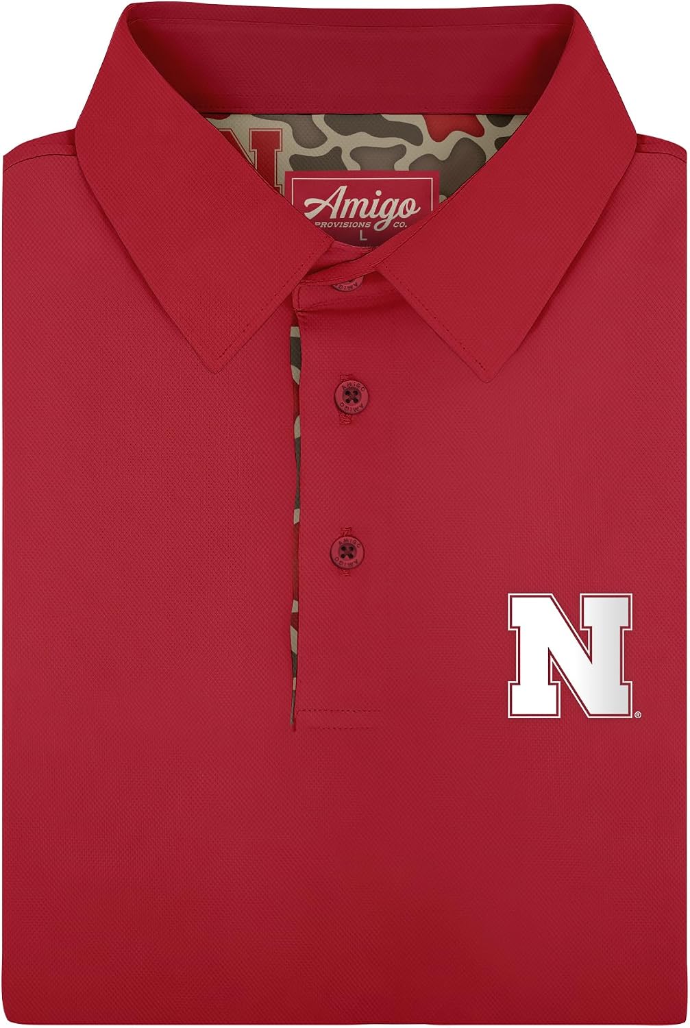 Amigo NCAA Mens Licensed Mens Short Sleeve Solid Sierra Polo