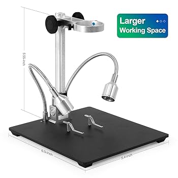 AndonstarAD208コイン顕微鏡8.5インチスクリーン260XLCDラボ Amazon.com : Andonstar AD208 Coin Microscope with 8.5 Inch