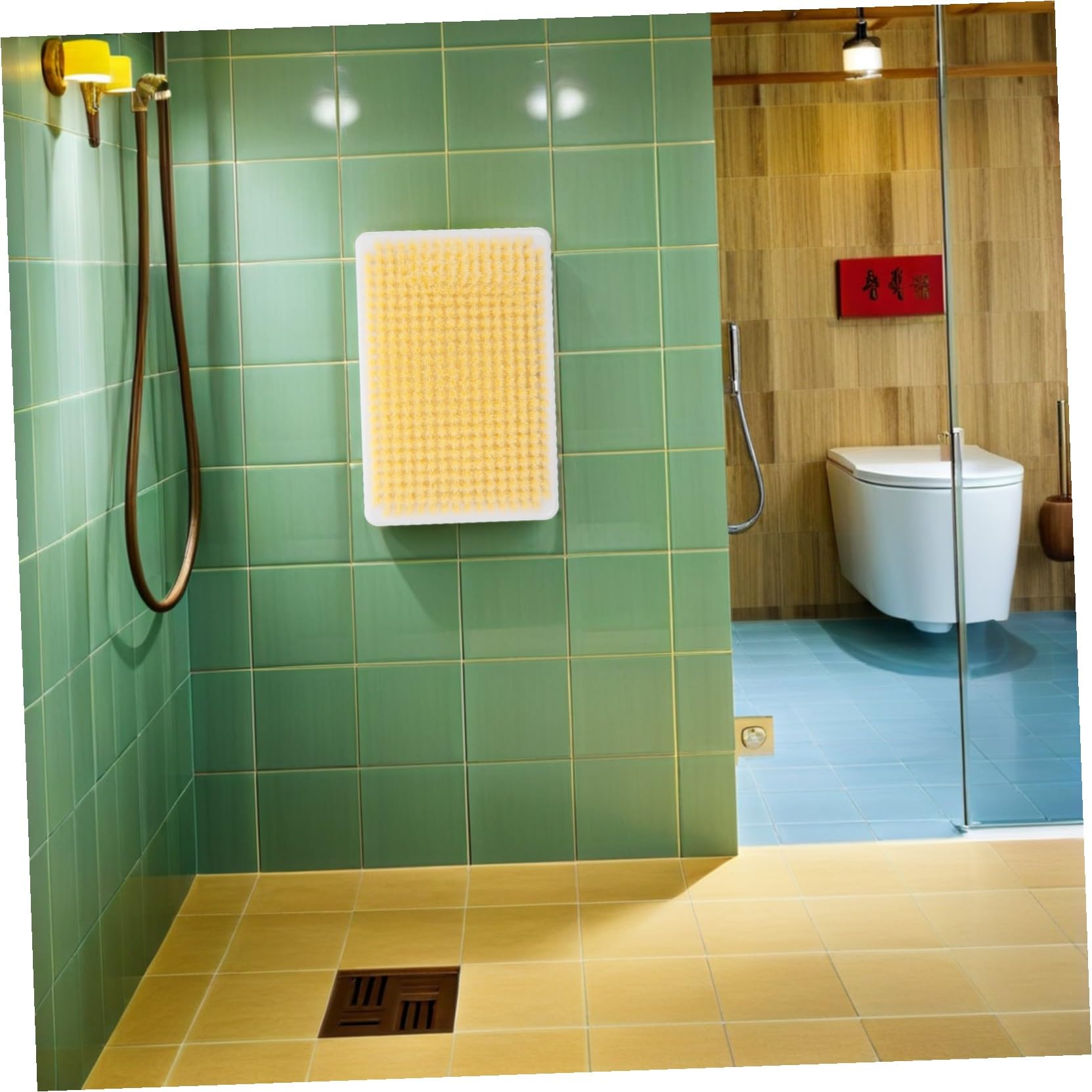 2piezas Depurador de Baño Esponjas Exfoliantes para Espalda Ducha Herramienta Masaje sin Manos Cerdas Suaves Spa Casa