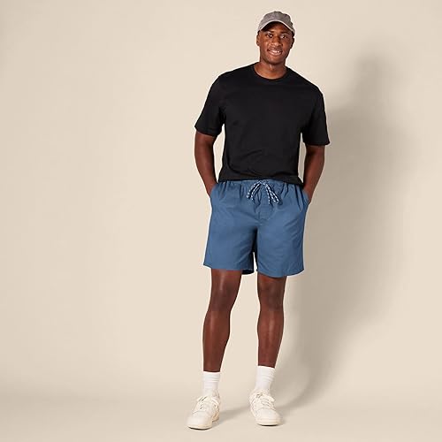 Miniatura 8 de Tienda Essentials Shorts para Caminar con Cordón y Ajuste Relajado para Hombre con Entrepierna de 8" (Disponible en Tallas Grandes)