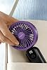 ROBEVE Auhma AUFN19 5 Kademeli Güçlü El Fanı Mini Fan – Şarjlı Taşınabilir Mini Vantilatör, Dijital Ekranlı, Sessiz Çalışma, Uzun Pil Ömrü, Masaüstü & El Tipi Kullanım (Siyah)