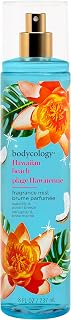Bodycology Hawaiian Beach Body Mist 8 oz - Long-Lasting Tropical Coconut Pineapple Fragrance Spray