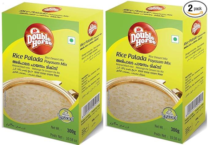 Double Horse Kerala Palada Payasam Mix 300g x 2 Pkts|Rich & Tasty | 25 Minutes Instant | Rice Kheer Mix |