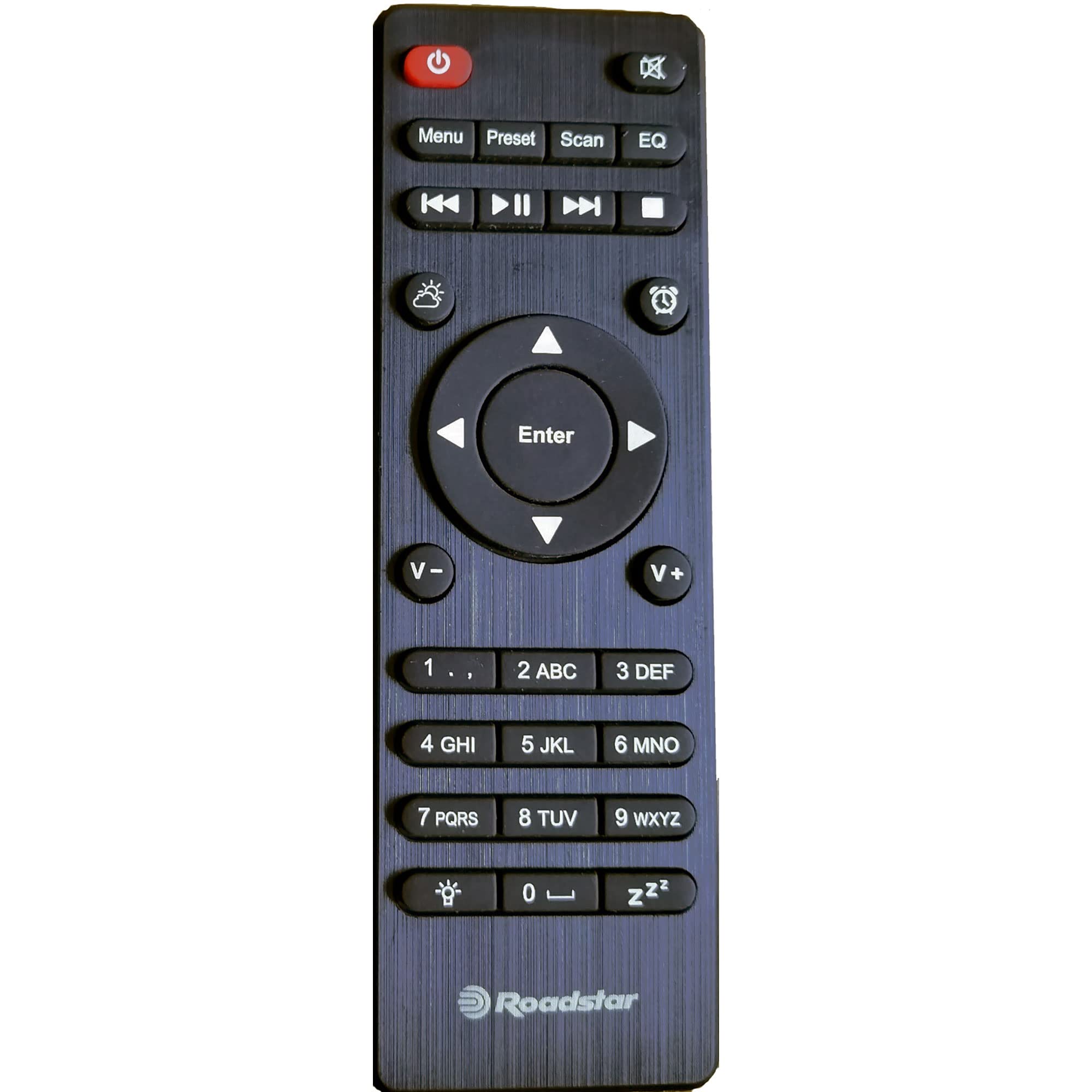 Roadstar IR-390D+BT/BK Radio Internet Wi-Fi y Digital Dab/Dab+/ FM, Bluetooth, Cargador USB, Mando a Distancia, Conexión Auriculares, Despertador con Alarma Dual, Negro