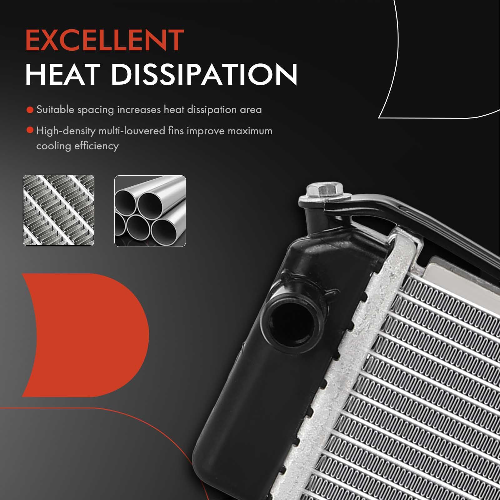 Inverter Cooler – Direct Fit For 2010–2015 Lexus RX450h 3.5L (Majestic Auto Parts, INV00007)