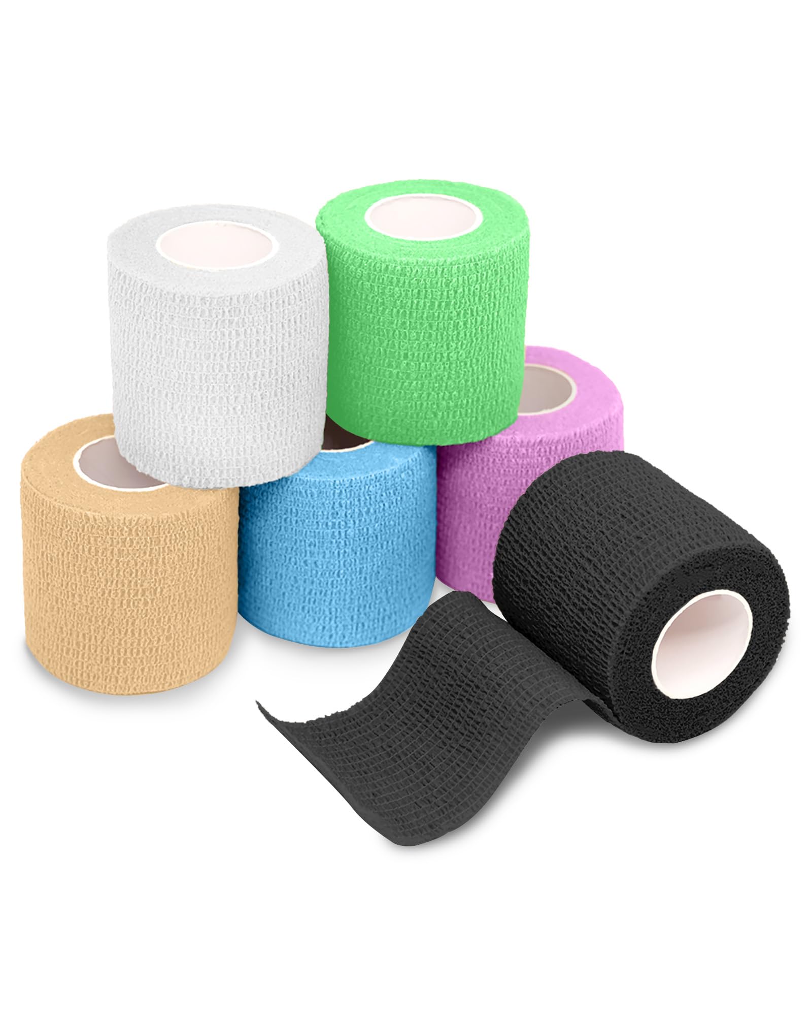 FriCARE Self Adhesive Bandage Wrap, Medical Tape in First Aid Kit