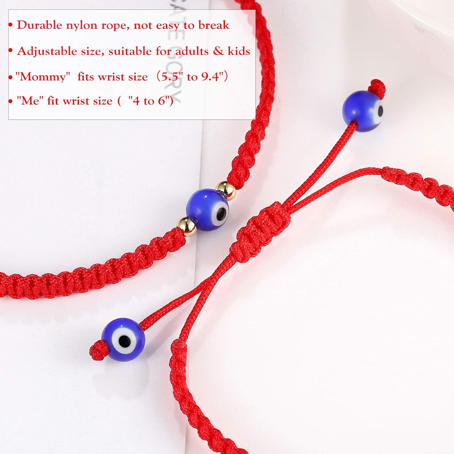 Lucky Evil Eye Red String Bracelet Set for Women, Guam Ubuy
