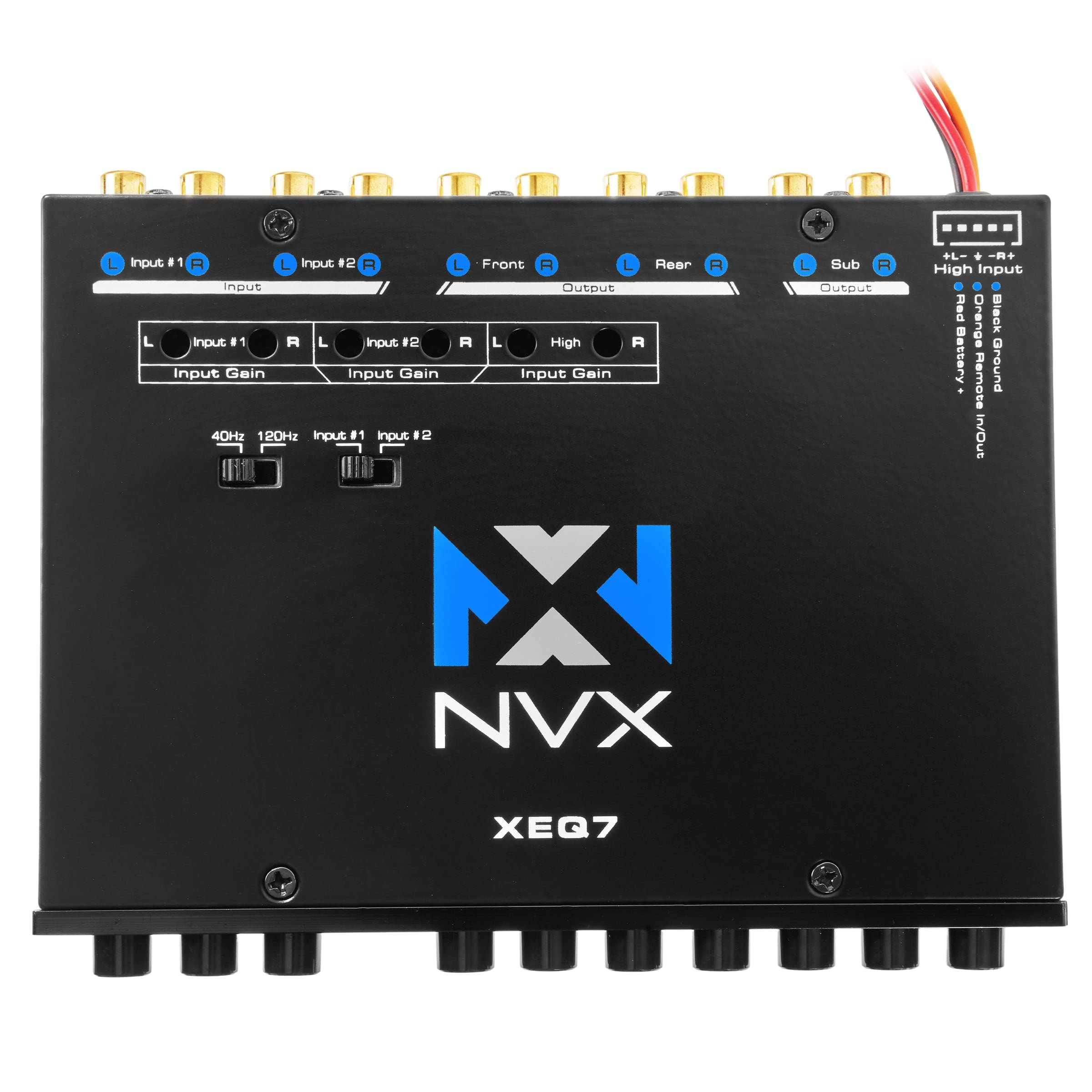 Amazon.com: NVX 7-Band XEQ7 Graphic Equalizer with Front 3.5mm Aux