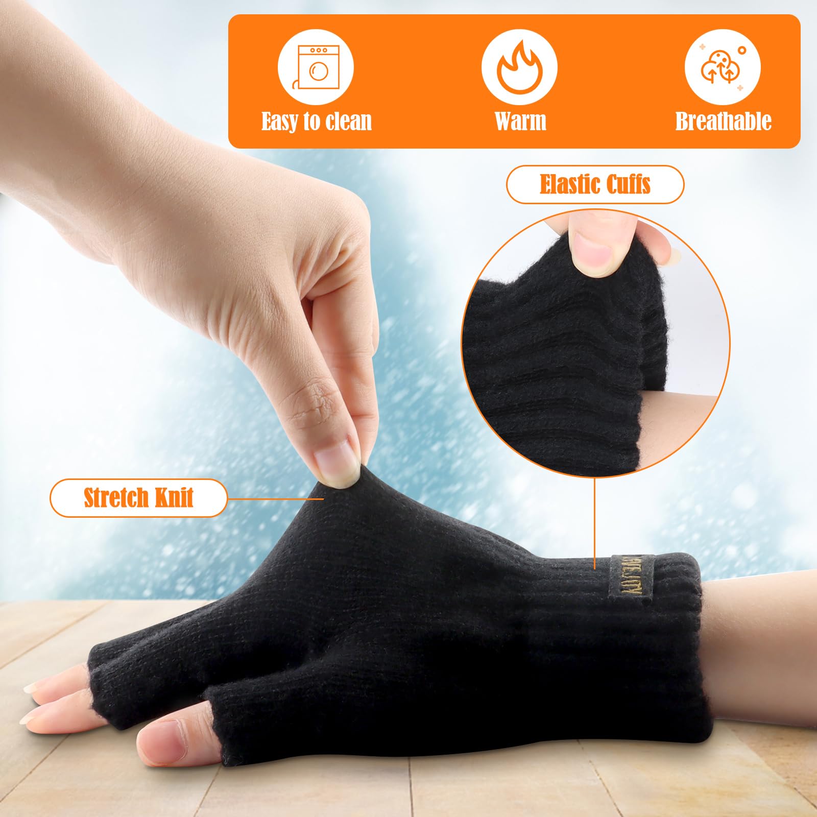 Talifoca Guantes térmicos con pantalla táctil para mujer y hombre, forro polar cálido para esquí, ciclismo, trabajo