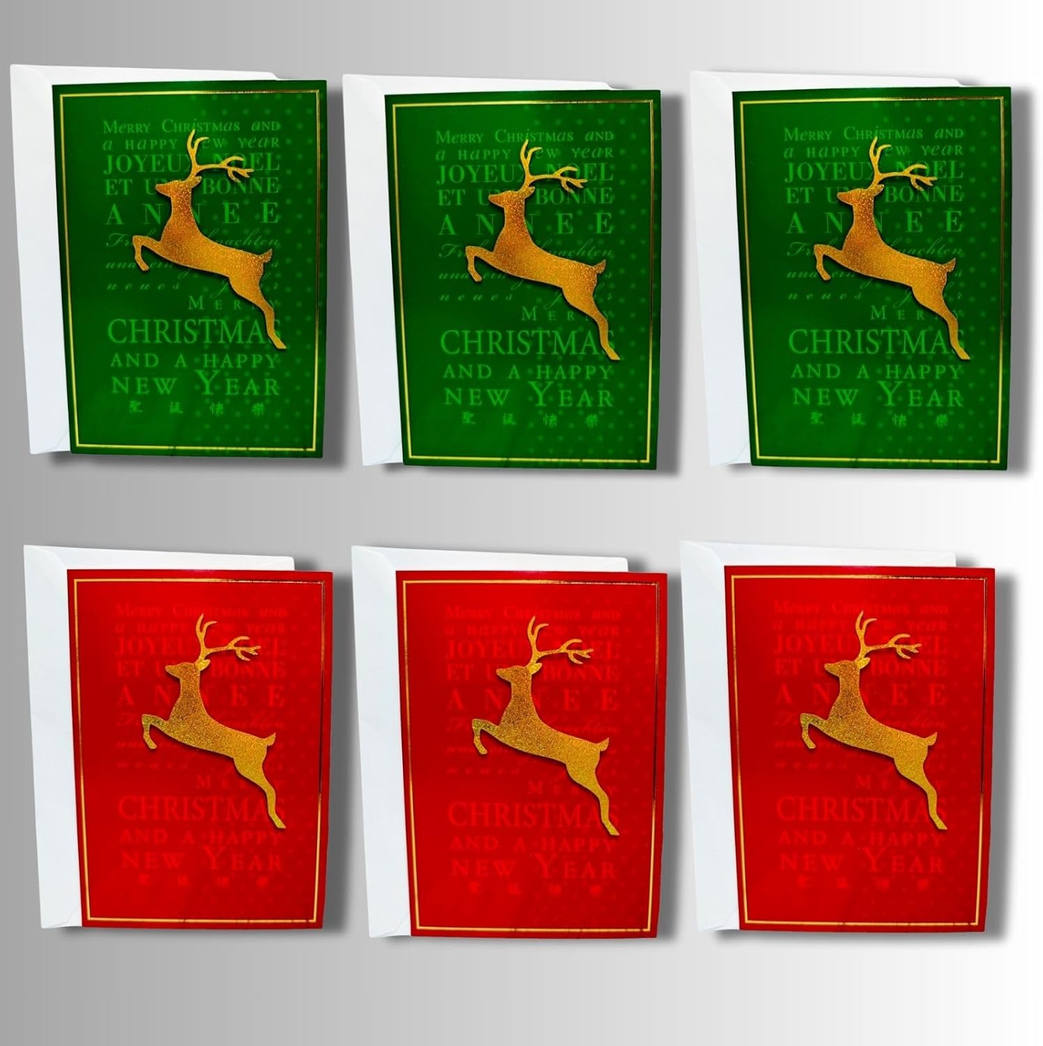 APOTODITO Premium Christmas Cards Bulk 6 Cards with