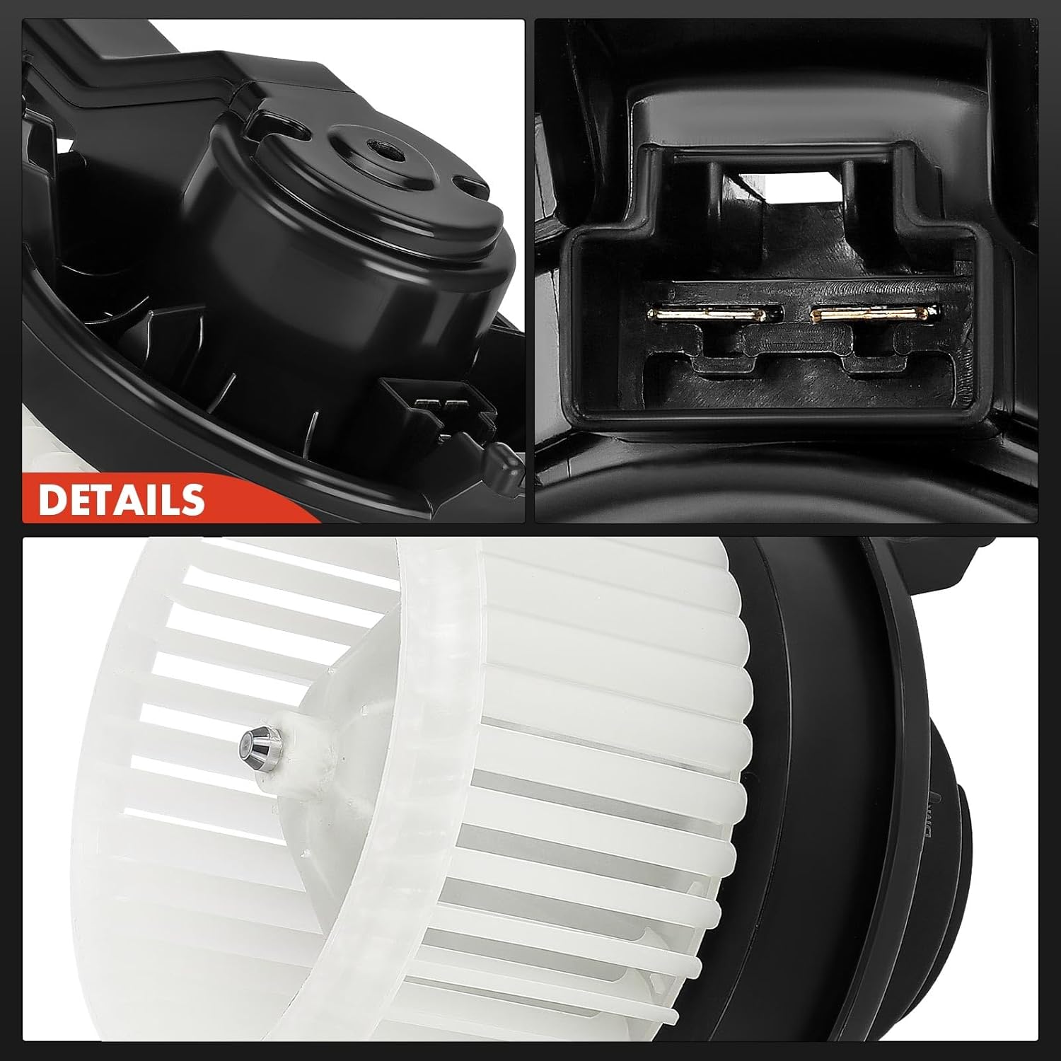 A-Premium HVAC Heater Blower Motor Assembly Compatible with Hyundai Vehicles - Sonata 2015 2016 2017 2018 2019 - Front Side, Replace# 97113-C2000, 97113C2000